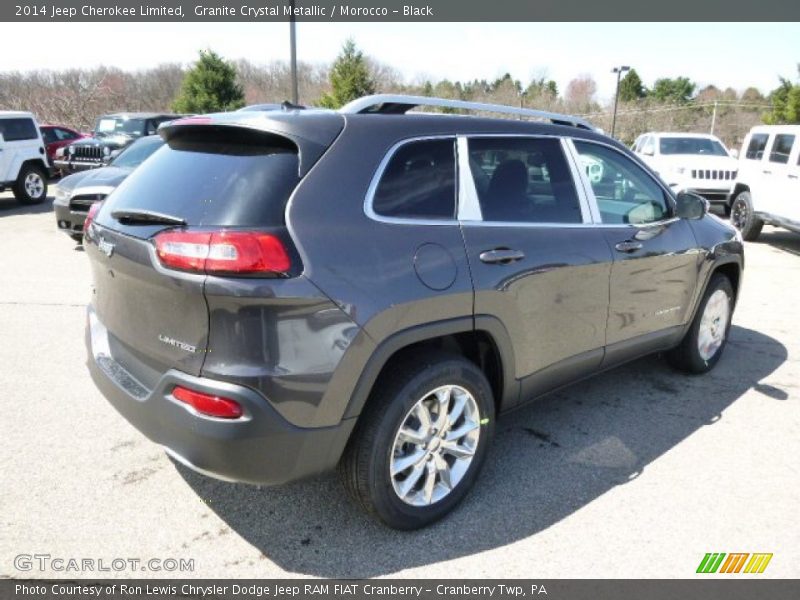 Granite Crystal Metallic / Morocco - Black 2014 Jeep Cherokee Limited