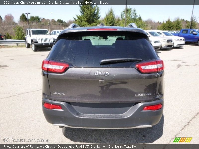 Granite Crystal Metallic / Morocco - Black 2014 Jeep Cherokee Limited