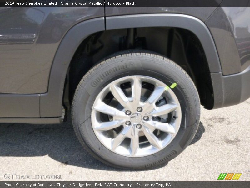 Granite Crystal Metallic / Morocco - Black 2014 Jeep Cherokee Limited
