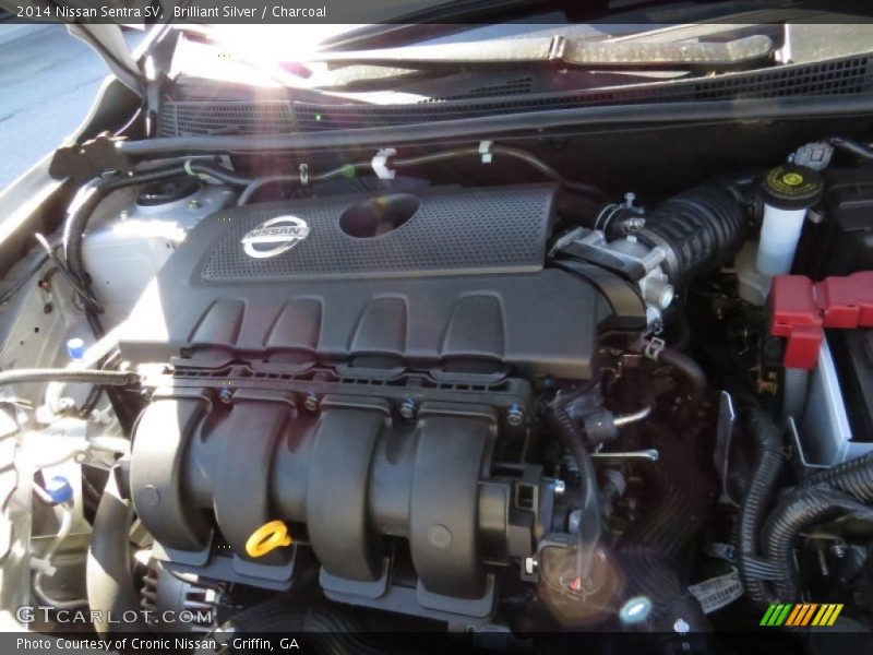 Brilliant Silver / Charcoal 2014 Nissan Sentra SV