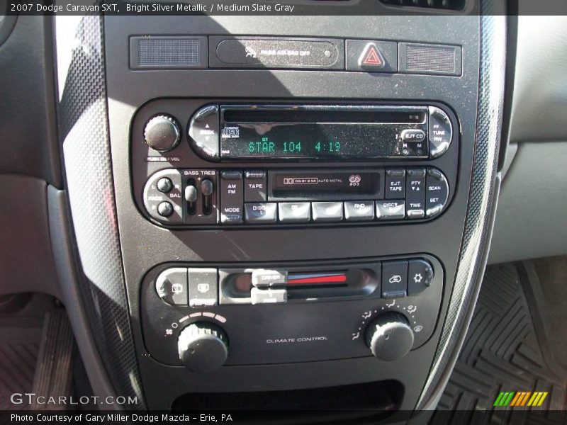 Bright Silver Metallic / Medium Slate Gray 2007 Dodge Caravan SXT