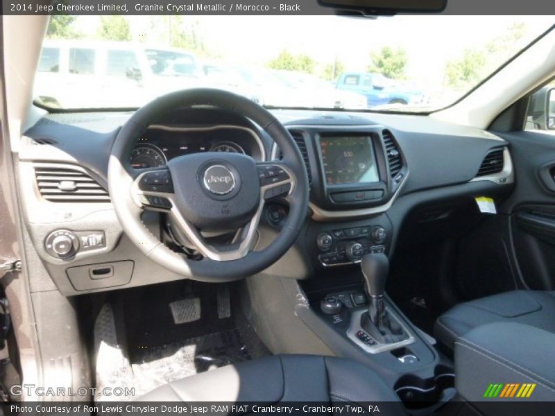 Granite Crystal Metallic / Morocco - Black 2014 Jeep Cherokee Limited