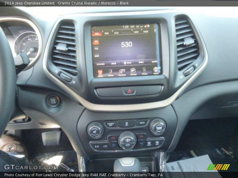 Granite Crystal Metallic / Morocco - Black 2014 Jeep Cherokee Limited