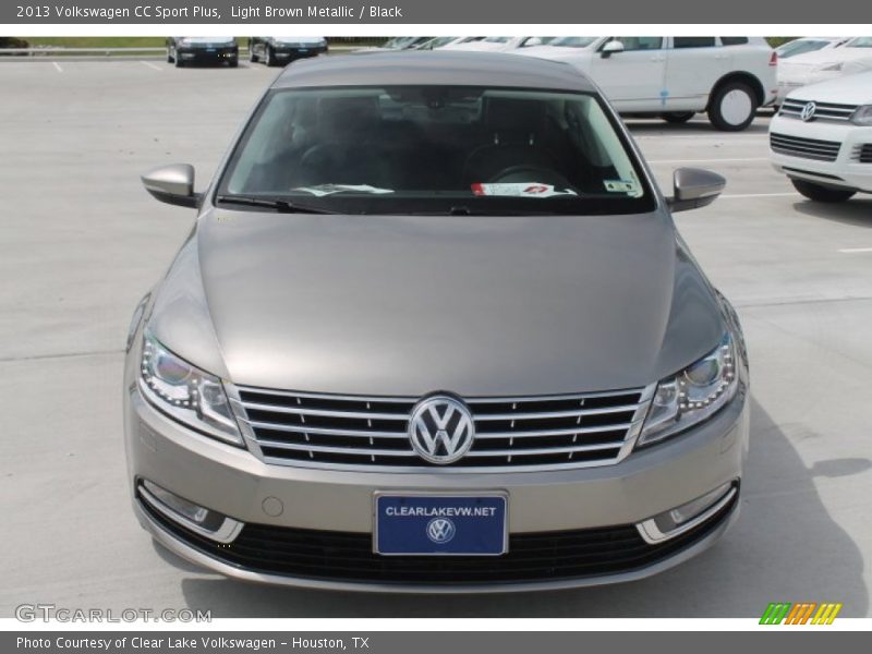Light Brown Metallic / Black 2013 Volkswagen CC Sport Plus