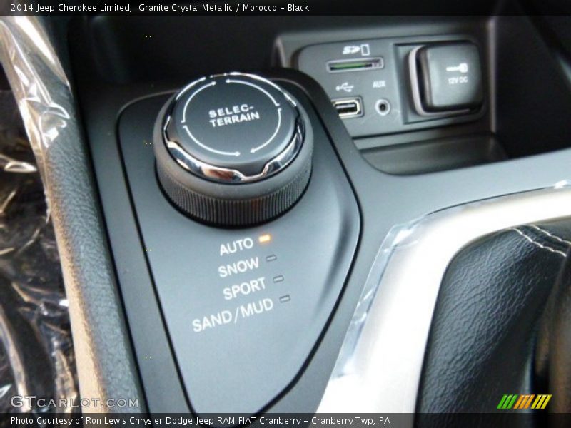 Granite Crystal Metallic / Morocco - Black 2014 Jeep Cherokee Limited
