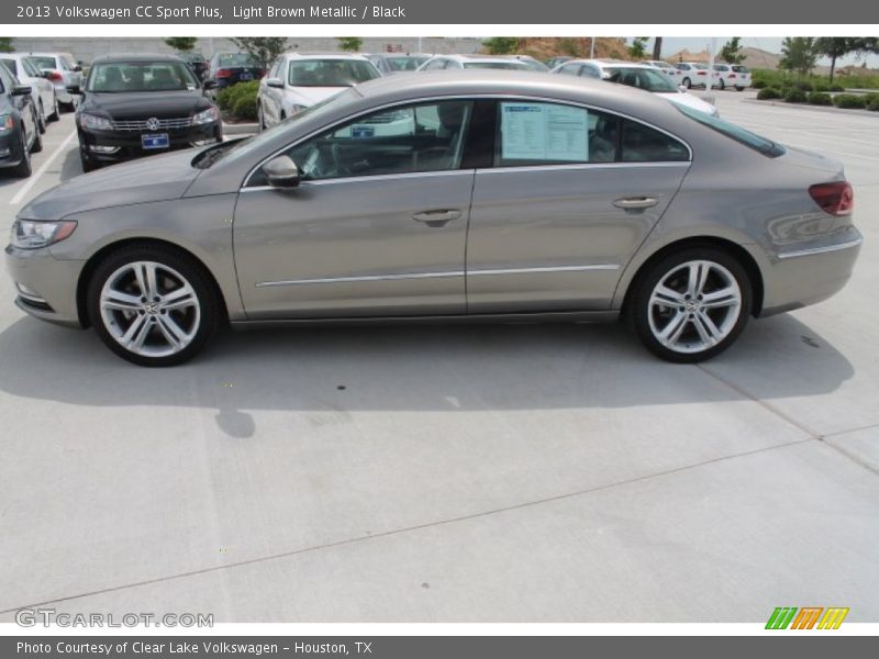Light Brown Metallic / Black 2013 Volkswagen CC Sport Plus