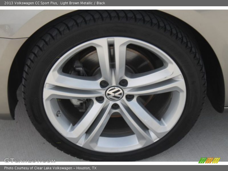 Light Brown Metallic / Black 2013 Volkswagen CC Sport Plus
