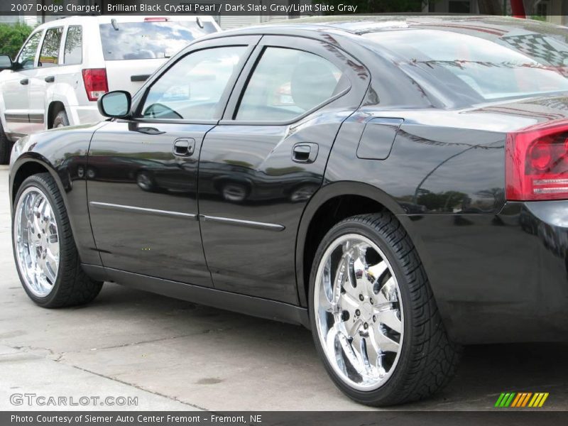 Brilliant Black Crystal Pearl / Dark Slate Gray/Light Slate Gray 2007 Dodge Charger