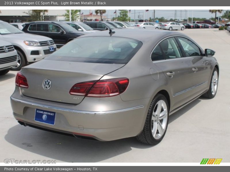 Light Brown Metallic / Black 2013 Volkswagen CC Sport Plus