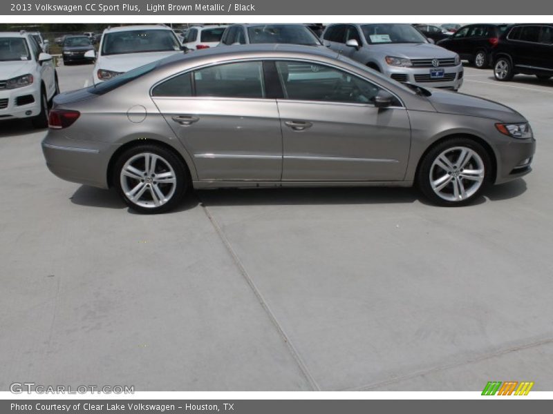 Light Brown Metallic / Black 2013 Volkswagen CC Sport Plus