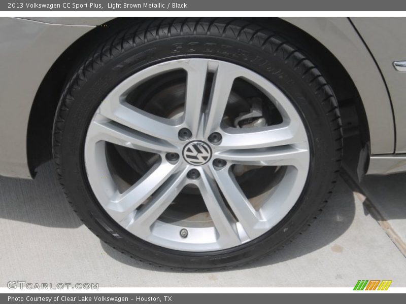 Light Brown Metallic / Black 2013 Volkswagen CC Sport Plus