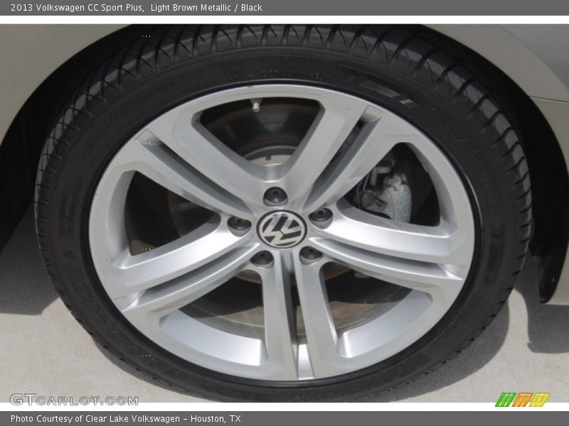 Light Brown Metallic / Black 2013 Volkswagen CC Sport Plus