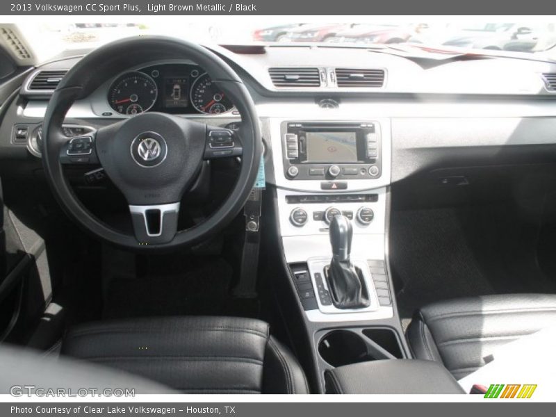Light Brown Metallic / Black 2013 Volkswagen CC Sport Plus