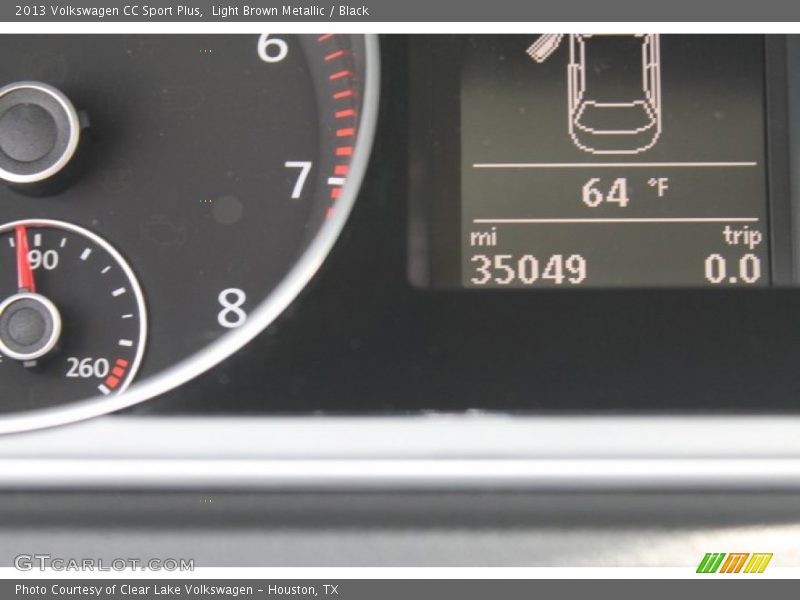 Light Brown Metallic / Black 2013 Volkswagen CC Sport Plus
