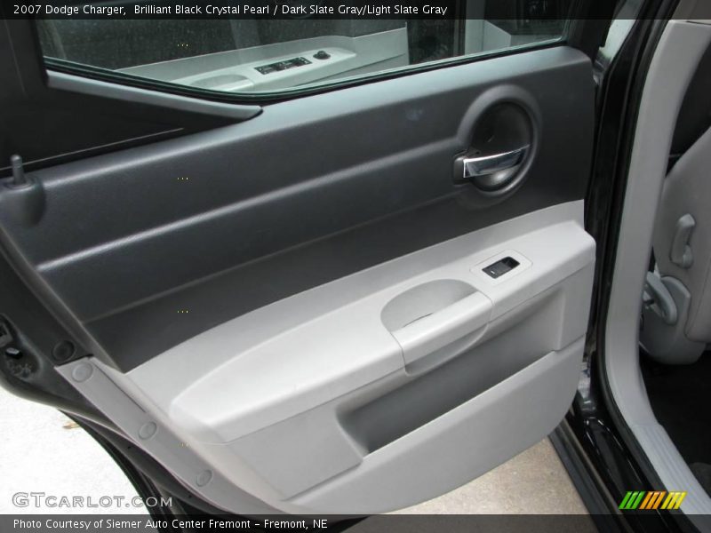 Brilliant Black Crystal Pearl / Dark Slate Gray/Light Slate Gray 2007 Dodge Charger