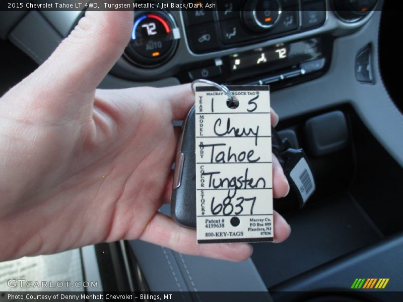 Tungsten Metallic / Jet Black/Dark Ash 2015 Chevrolet Tahoe LT 4WD