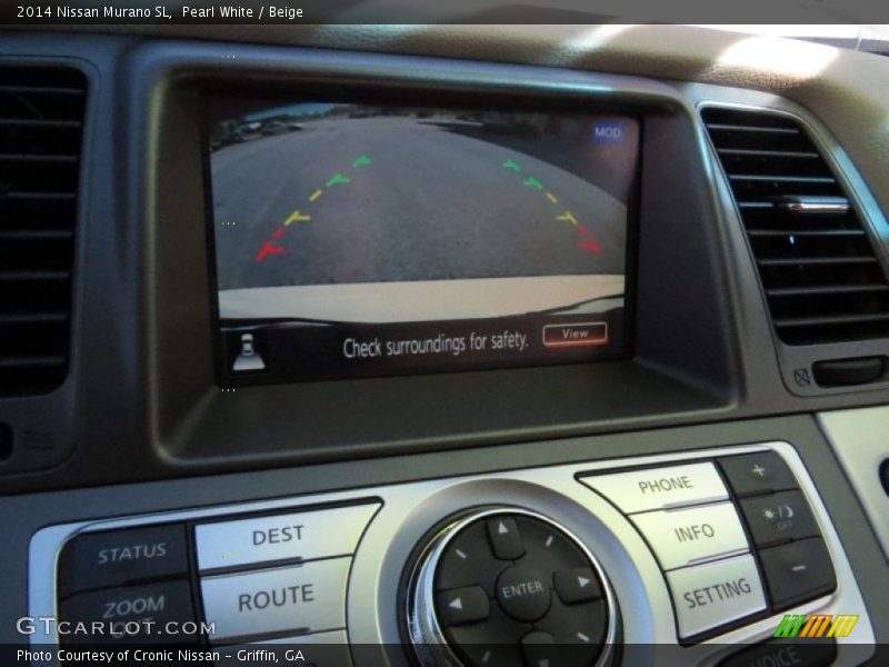 Pearl White / Beige 2014 Nissan Murano SL