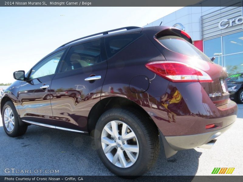 Midnight Garnet / Beige 2014 Nissan Murano SL