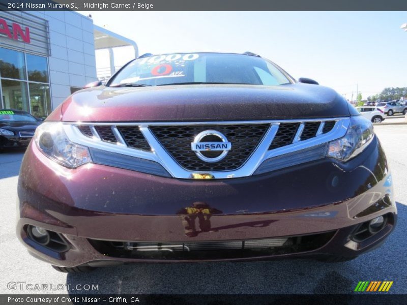 Midnight Garnet / Beige 2014 Nissan Murano SL