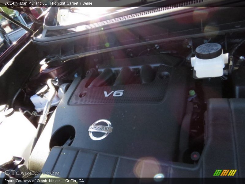 Midnight Garnet / Beige 2014 Nissan Murano SL