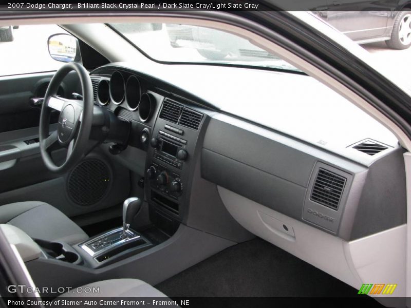 Brilliant Black Crystal Pearl / Dark Slate Gray/Light Slate Gray 2007 Dodge Charger