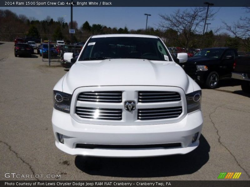 Bright White / Black 2014 Ram 1500 Sport Crew Cab 4x4