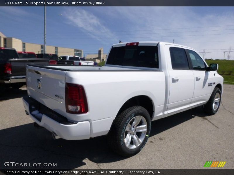 Bright White / Black 2014 Ram 1500 Sport Crew Cab 4x4