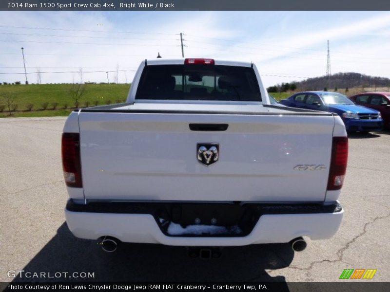 Bright White / Black 2014 Ram 1500 Sport Crew Cab 4x4