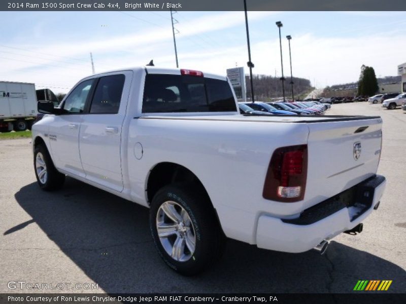 Bright White / Black 2014 Ram 1500 Sport Crew Cab 4x4