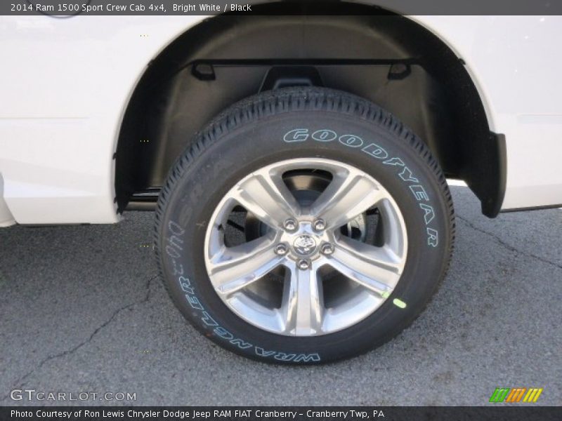 Bright White / Black 2014 Ram 1500 Sport Crew Cab 4x4