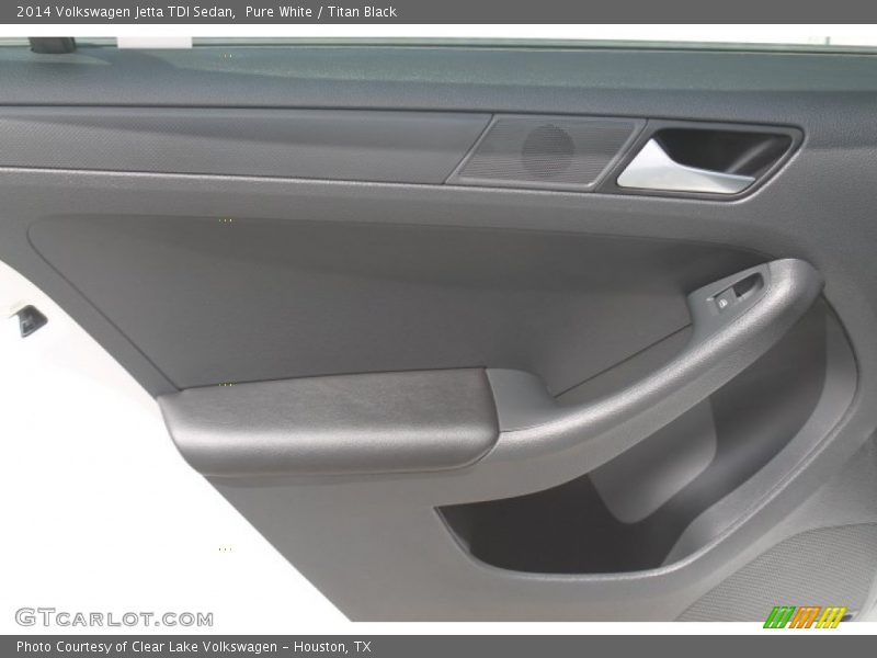 Pure White / Titan Black 2014 Volkswagen Jetta TDI Sedan