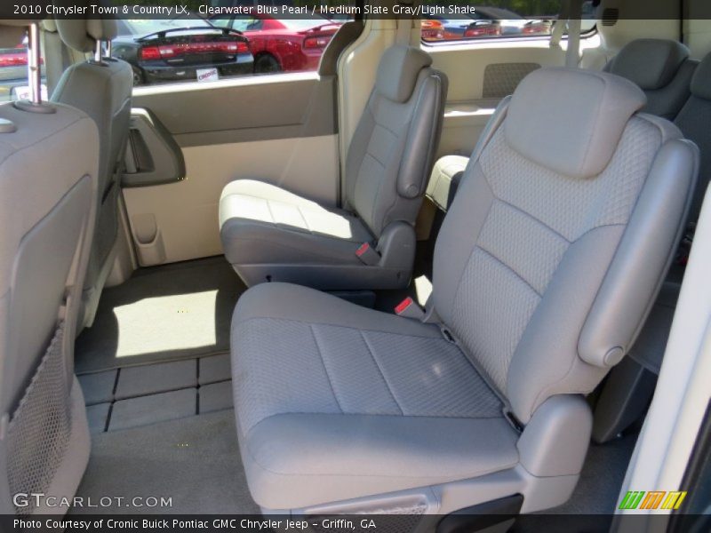 Clearwater Blue Pearl / Medium Slate Gray/Light Shale 2010 Chrysler Town & Country LX