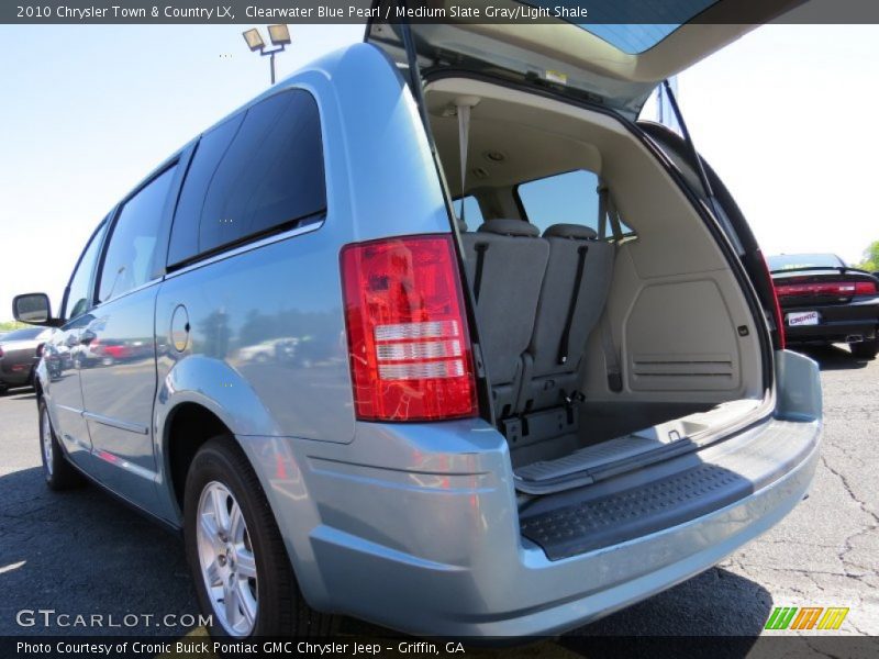 Clearwater Blue Pearl / Medium Slate Gray/Light Shale 2010 Chrysler Town & Country LX