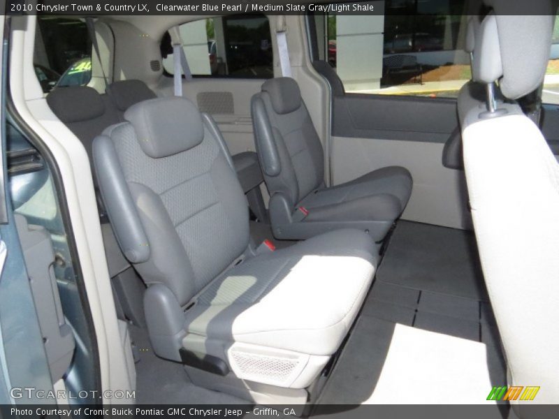 Clearwater Blue Pearl / Medium Slate Gray/Light Shale 2010 Chrysler Town & Country LX