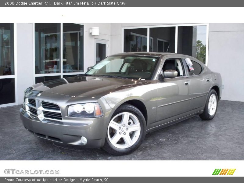Dark Titanium Metallic / Dark Slate Gray 2008 Dodge Charger R/T