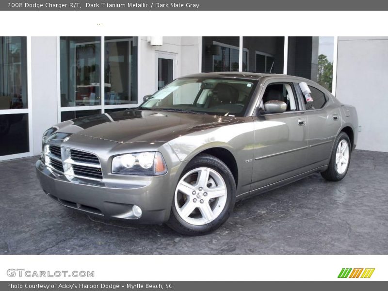 Dark Titanium Metallic / Dark Slate Gray 2008 Dodge Charger R/T