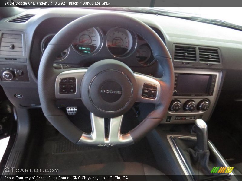 Black / Dark Slate Gray 2014 Dodge Challenger SRT8 392