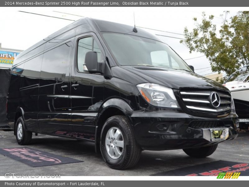 Obsidian Black Metallic / Tunja Black 2014 Mercedes-Benz Sprinter 2500 High Roof Passenger Limo