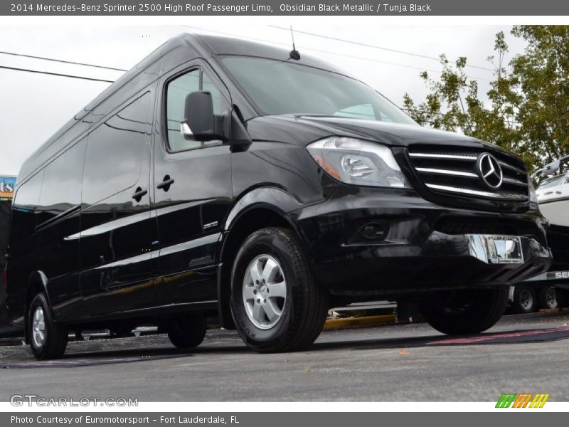 Front 3/4 View of 2014 Sprinter 2500 High Roof Passenger Limo