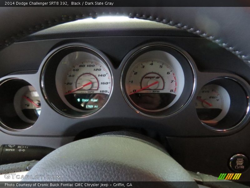 Black / Dark Slate Gray 2014 Dodge Challenger SRT8 392