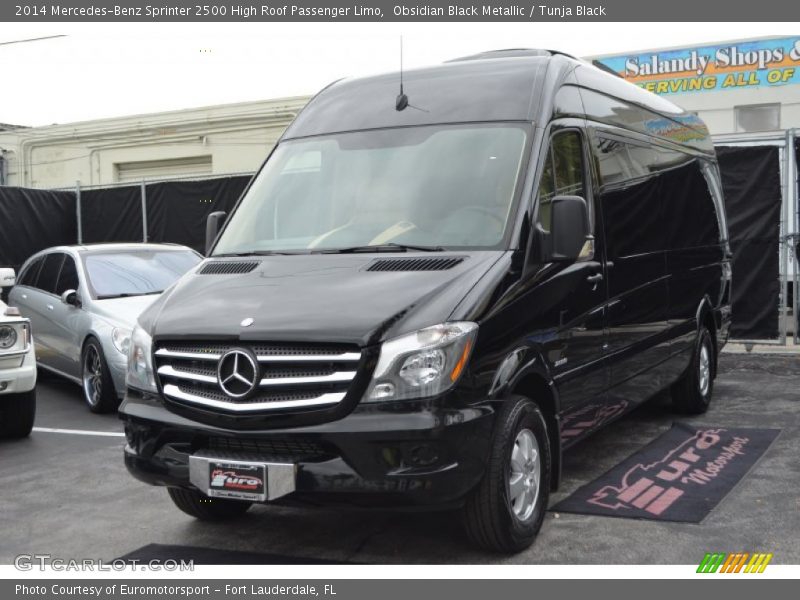 Obsidian Black Metallic / Tunja Black 2014 Mercedes-Benz Sprinter 2500 High Roof Passenger Limo