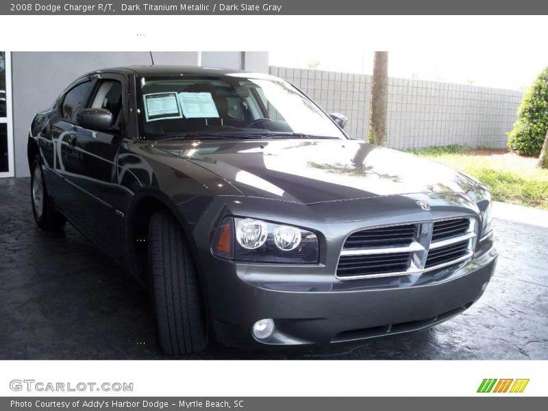 Dark Titanium Metallic / Dark Slate Gray 2008 Dodge Charger R/T