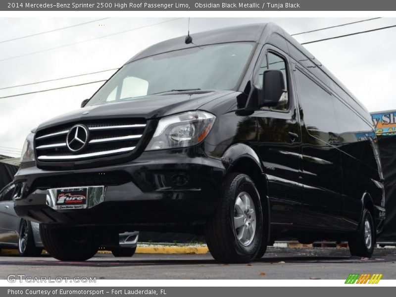 Obsidian Black Metallic / Tunja Black 2014 Mercedes-Benz Sprinter 2500 High Roof Passenger Limo