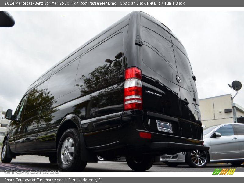  2014 Sprinter 2500 High Roof Passenger Limo Obsidian Black Metallic