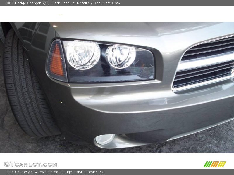 Dark Titanium Metallic / Dark Slate Gray 2008 Dodge Charger R/T
