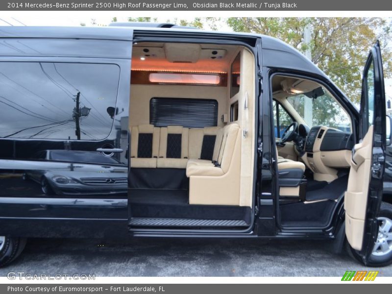 Obsidian Black Metallic / Tunja Black 2014 Mercedes-Benz Sprinter 2500 High Roof Passenger Limo