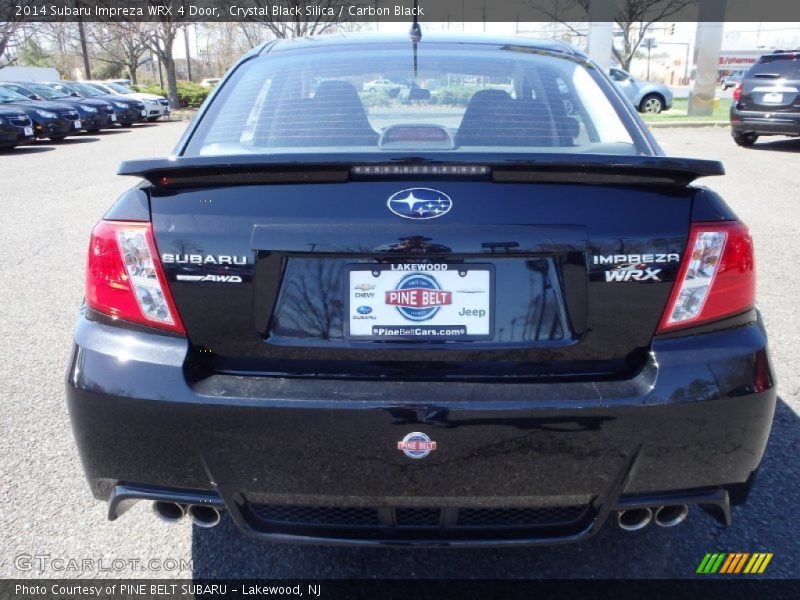 Crystal Black Silica / Carbon Black 2014 Subaru Impreza WRX 4 Door