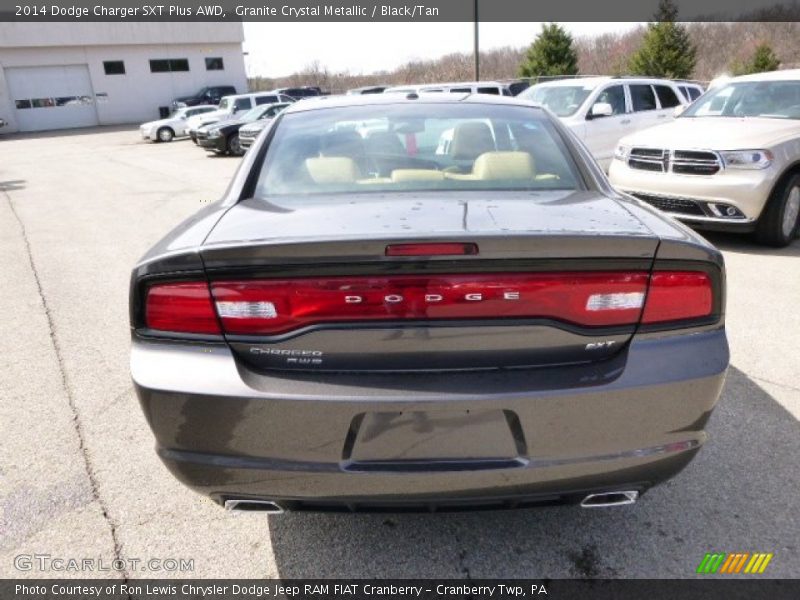 Granite Crystal Metallic / Black/Tan 2014 Dodge Charger SXT Plus AWD
