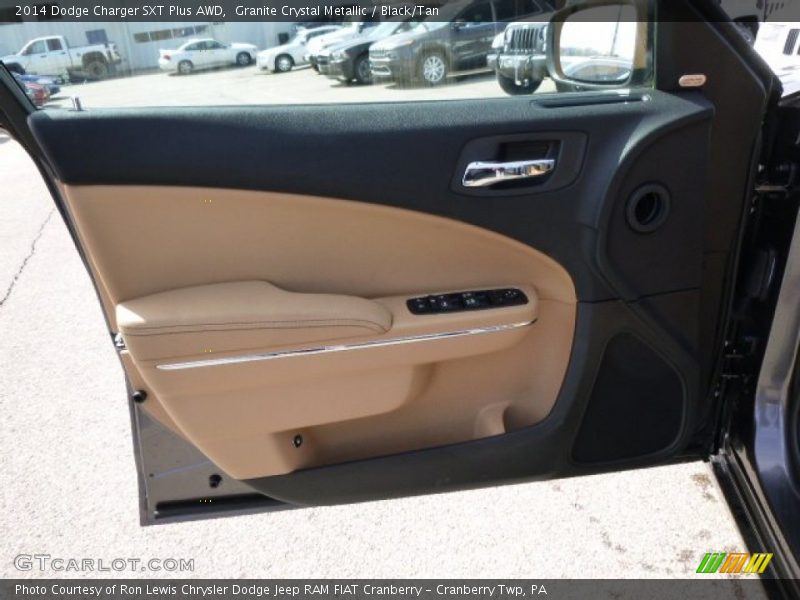 Granite Crystal Metallic / Black/Tan 2014 Dodge Charger SXT Plus AWD