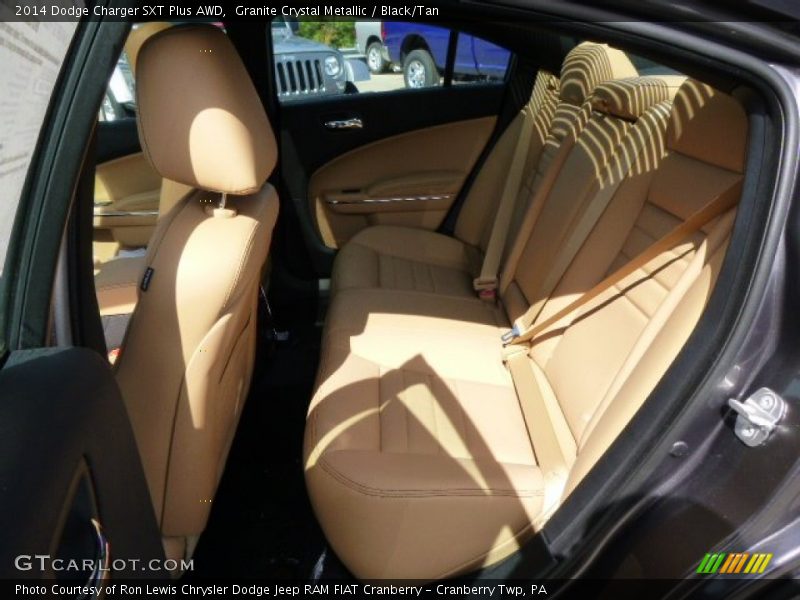 Granite Crystal Metallic / Black/Tan 2014 Dodge Charger SXT Plus AWD